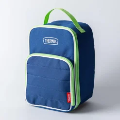 Thermos Icon Series 'Navy/Lime' Upright Lunch Bag