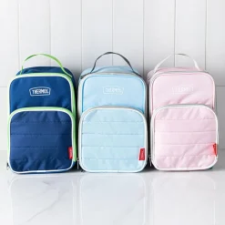 Thermos Icon Series 'Navy/Lime' Upright Lunch Bag