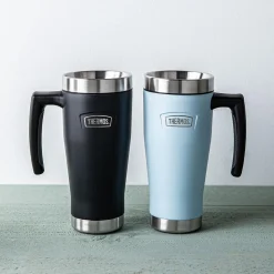 Thermos Icon Series Thermal Travel Mug with Handle (Glacier)