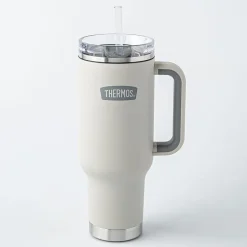 Thermos Icon Series Travel Mug with Straw 40oz. (Sandstone)