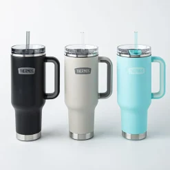 Thermos Icon Series Travel Mug with Straw 40oz. (Sandstone)