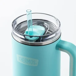 Thermos Icon Series Travel Mug with Straw 40oz. (Sea Green)