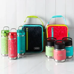 Thermos Icon Tween 'Abstract Petals' Double Wall Bottle w/Spout 530ml