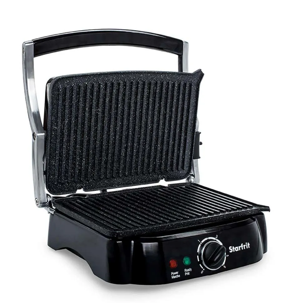 The Rock Ribbed Panini Grill (Black)