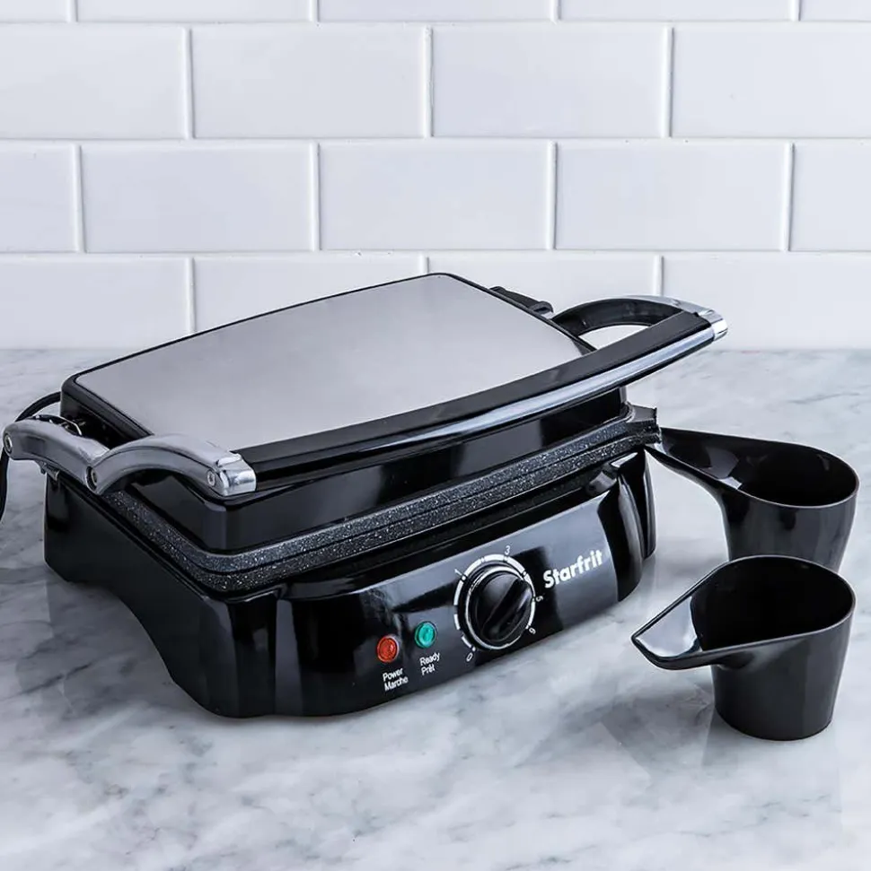 The Rock Ribbed Panini Grill (Black)