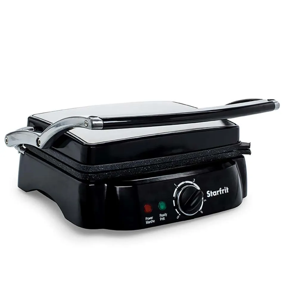The Rock Ribbed Panini Grill (Black)