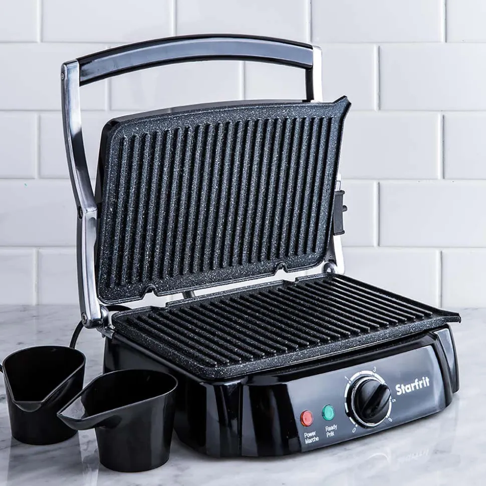 The Rock Ribbed Panini Grill (Black)
