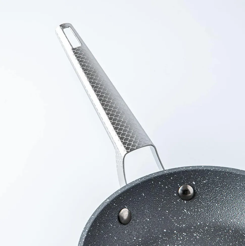 The Rock Wave Non-Stick Frypan 8" DIA. (Blue)