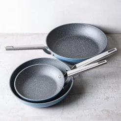 The Rock Wave Non-Stick Frypan 30CM / 12" Dia. (Blue)