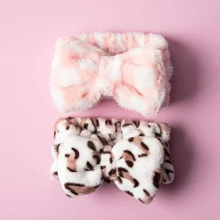 The Vintage Cosmetic Company Cecily 'Checkered' Makeup Plush Headband