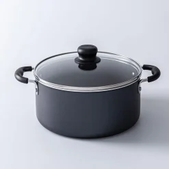Tramontina Geo Cookware Combo - Set of 10 (Black/Grey)