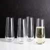 Trudeau Gala Stemless Champagne - Set of 4