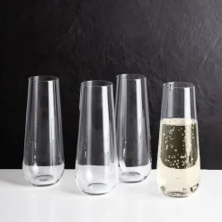 Trudeau Gala Stemless Champagne - Set of 4