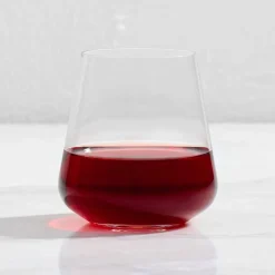 Trudeau Gala Stemless Red Wine Glass - Set of 4
