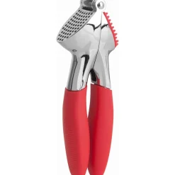 Trudeau Maison Comfort Grip 7" Garlic Press (Red)