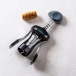 Trudeau Maison Deluxe Wing Corkscrew (Black/Silver)