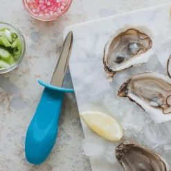 Trudeau Maison Marine Oyster Knife (blue/Stainless Steel)