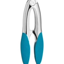 Trudeau Maison Marine Seafood-Lobster Cracker (blue/Stainless Steel)