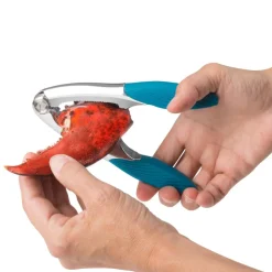 Trudeau Maison Marine Seafood-Lobster Cracker (blue/Stainless Steel)
