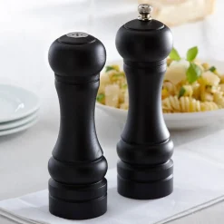 Trudeau Maison Seville Wood Salt and Pepper Mill - Set of 2 (Espresso)