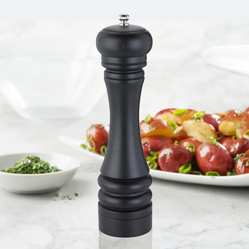 Trudeau Maison Seville Wood Traditional Pepper Mill (Espresso)
