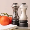 Trudeau New York Salt and Pepper Mill - Set of 2 (Clear/Black)