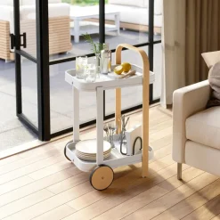 Umbra Bellwood Bar-Serving Cart 20.8x17x31.4