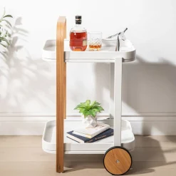 Umbra Bellwood Bar-Serving Cart 20.8x17x31.4