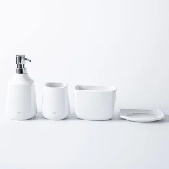 Umbra Corsa Ceramic Toothbrush Holder (White)