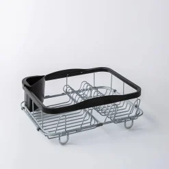 Umbra Sinkin In-Sink Dish Rack (Black/Nickel)