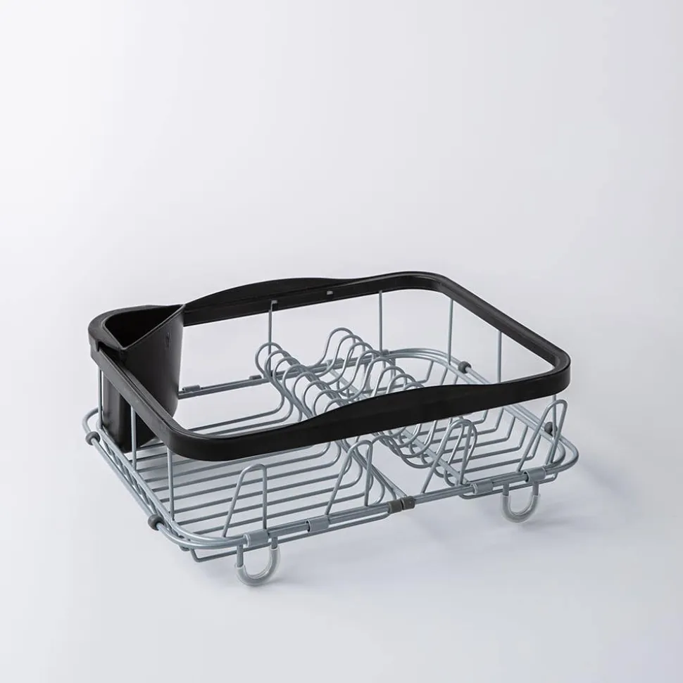 Umbra Sinkin In-Sink Dish Rack (Black/Nickel)