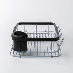 Umbra Sinkin In-Sink Dish Rack (Black/Nickel)