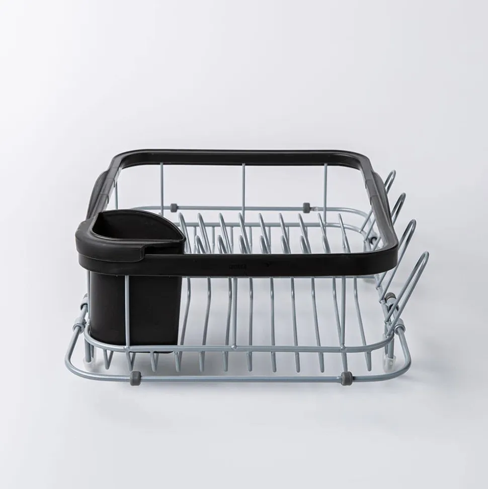 Umbra Sinkin In-Sink Dish Rack (Black/Nickel)