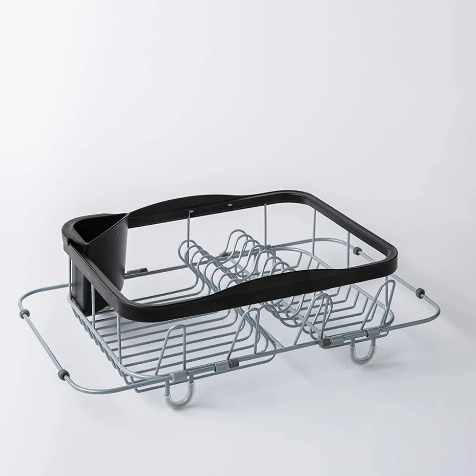 Umbra Sinkin In-Sink Dish Rack (Black/Nickel)