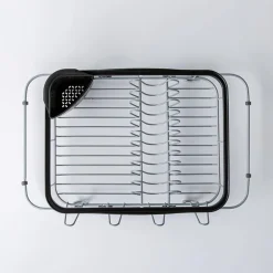 Umbra Sinkin In-Sink Dish Rack (Black/Nickel)