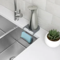 Umbra Sling 'Double' Flexible Sink Caddy - Charcoal