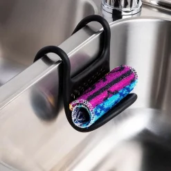 Umbra Sling Silicone Flexible Sink Caddy (Black)
