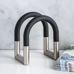 Umbra Swivel Napkin Holder 4.5x3x5" (Black/Nickel)
