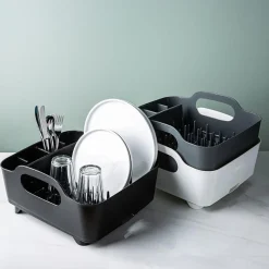 Umbra Tub Plastic Dish Rack (White)