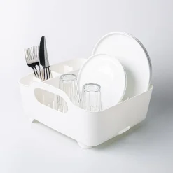 Umbra Tub Plastic Dish Rack (White)