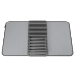 Umbra Udry Microfibre Drying Mat with Rack - Charcoal (24x18