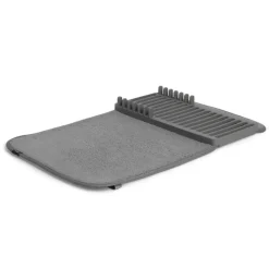 Umbra Udry Mini Microfibre Drying Mat w/Rack (Charcoal)