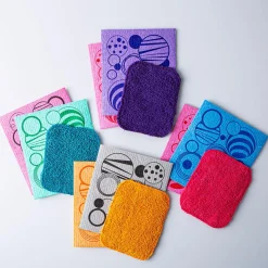 Universal Stone Simply Clean Swedish Cloth & Scrubber Combo - Set/3