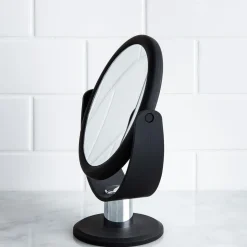 Upper Canada Danielle Soft Touch Countertop 10x Mirror (Black)