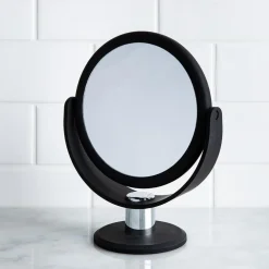 Upper Canada Danielle Soft Touch Countertop 10x Mirror (Black)