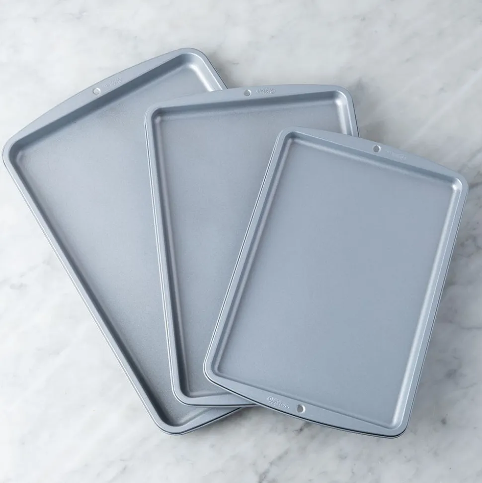Wilton Recipe Right 3pc. Cookie Sheet Set