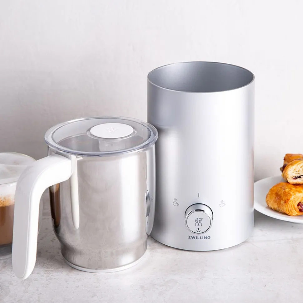 ZWILLING Enfinigy Milk Frother (White/Silver)