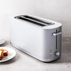 ZWILLING Enfinigy 4-Slice Long Slot Toaster (Silver)