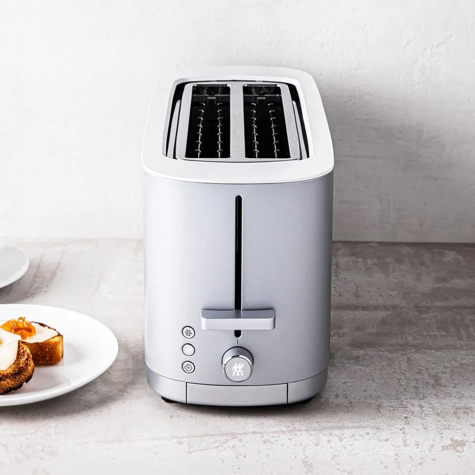 ZWILLING Enfinigy 4-Slice Long Slot Toaster (Silver)