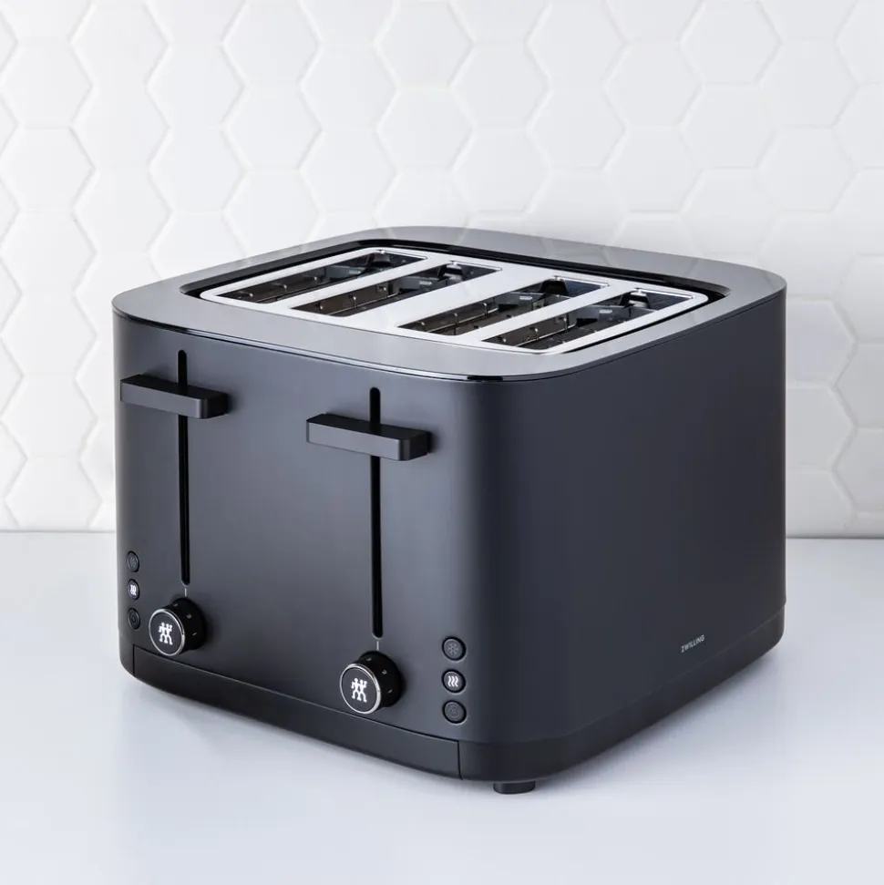 ZWILLING Enfinigy 4 Slice Toaster (Black/Silver)